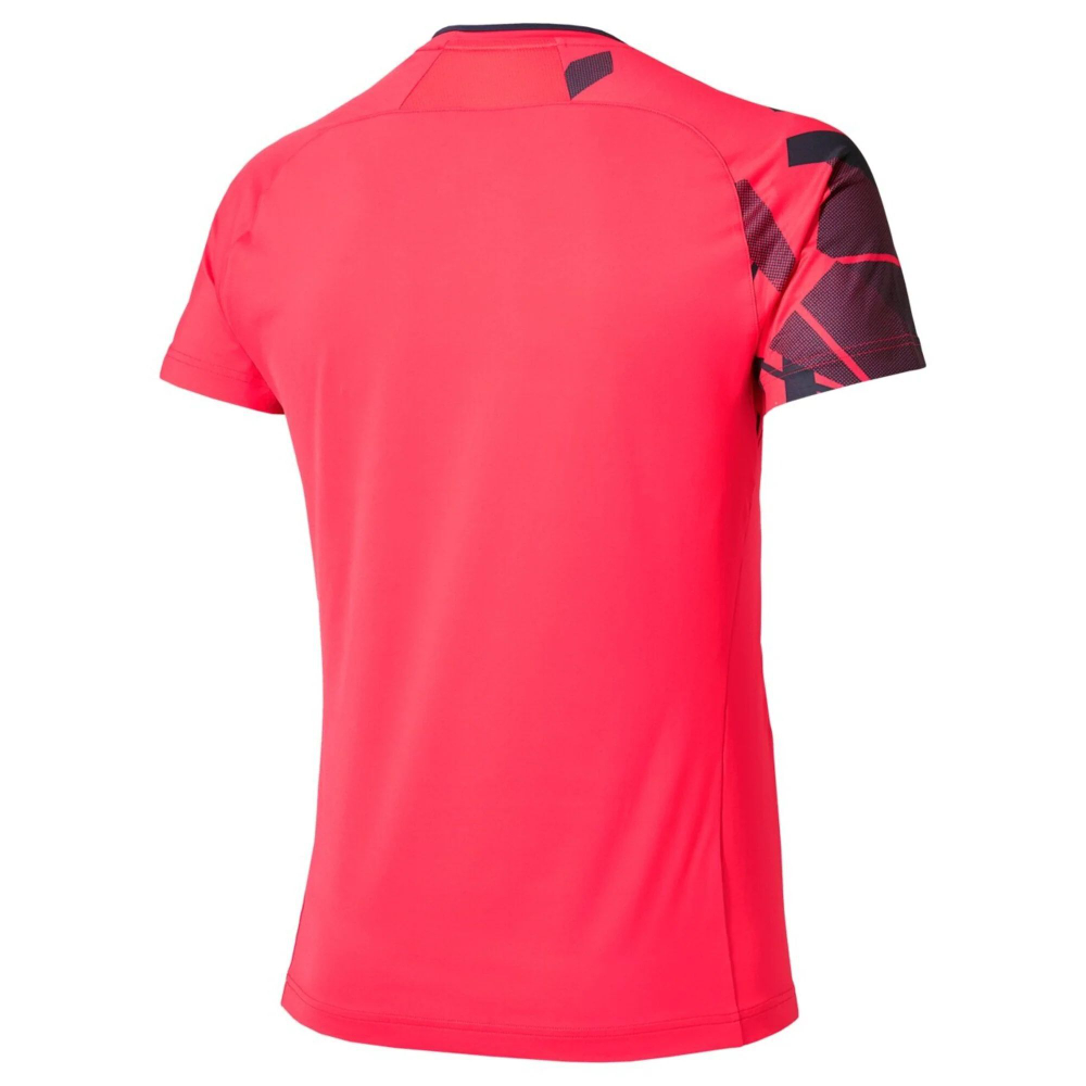 Мужская теннисная футболка Mizuno Daybreakers Shadow Graphic - vibrant red