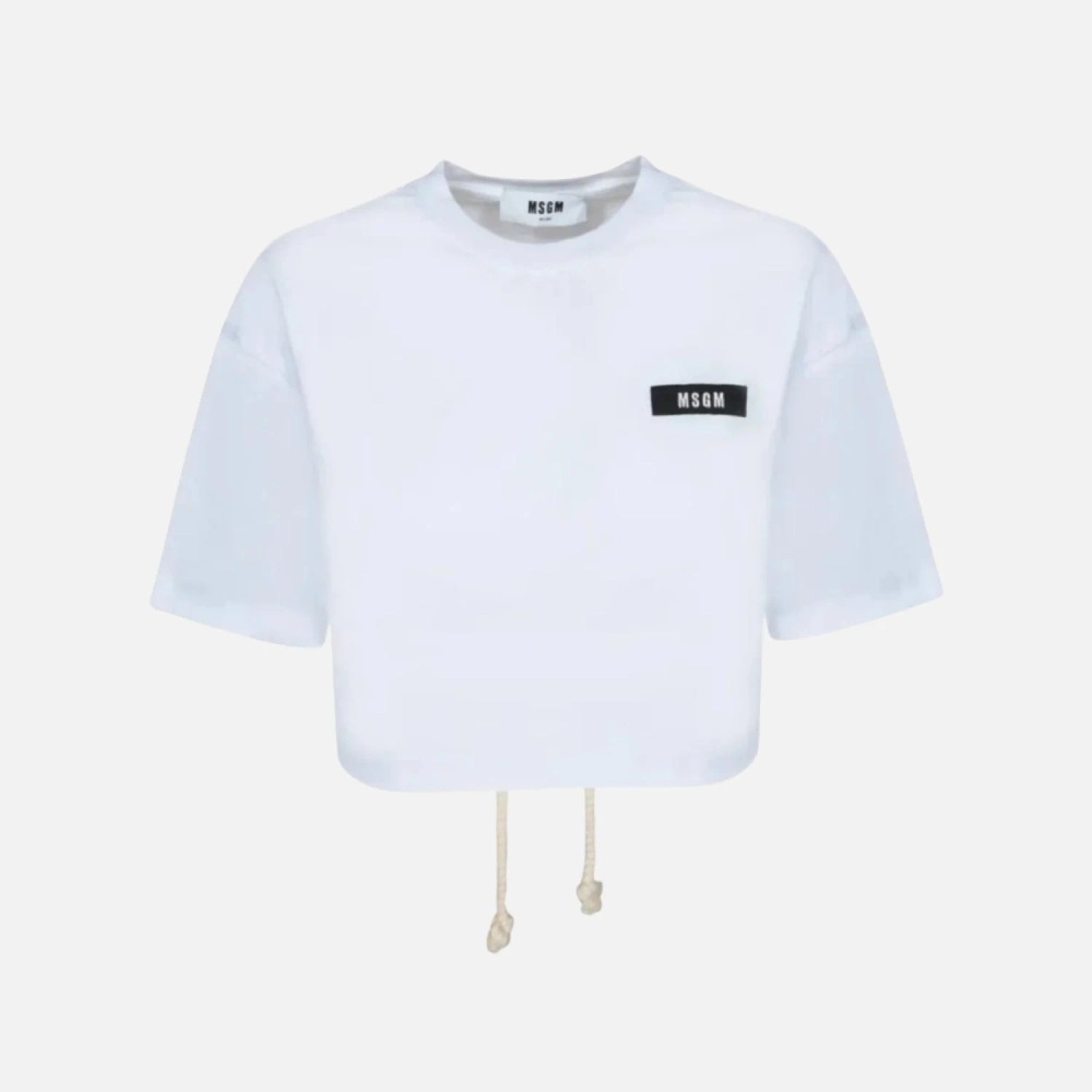Футболка с открытой спиной женская MSGM
