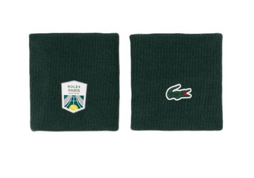 Теннисные напульсники Lacoste Rolex Paris Masters Edition 2P - sinople green