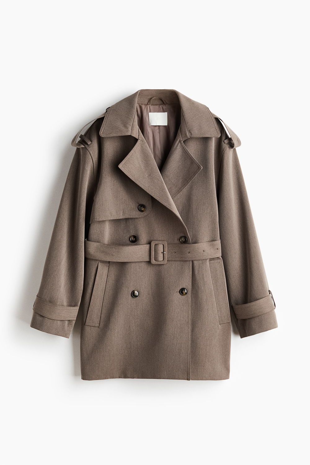 Короткий тренчкот — лацканы с вырезом - H&M