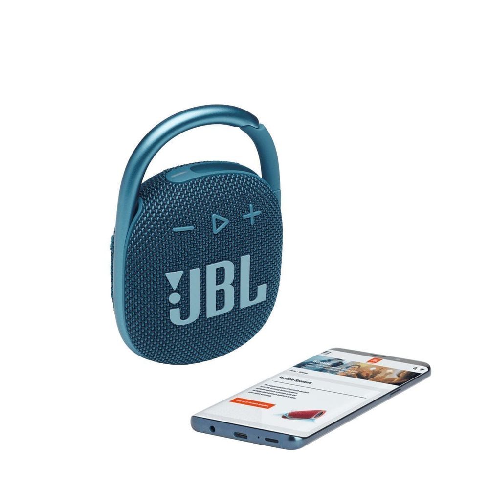 Портативная колонка JBL Clip 4 Eco Blue - 9