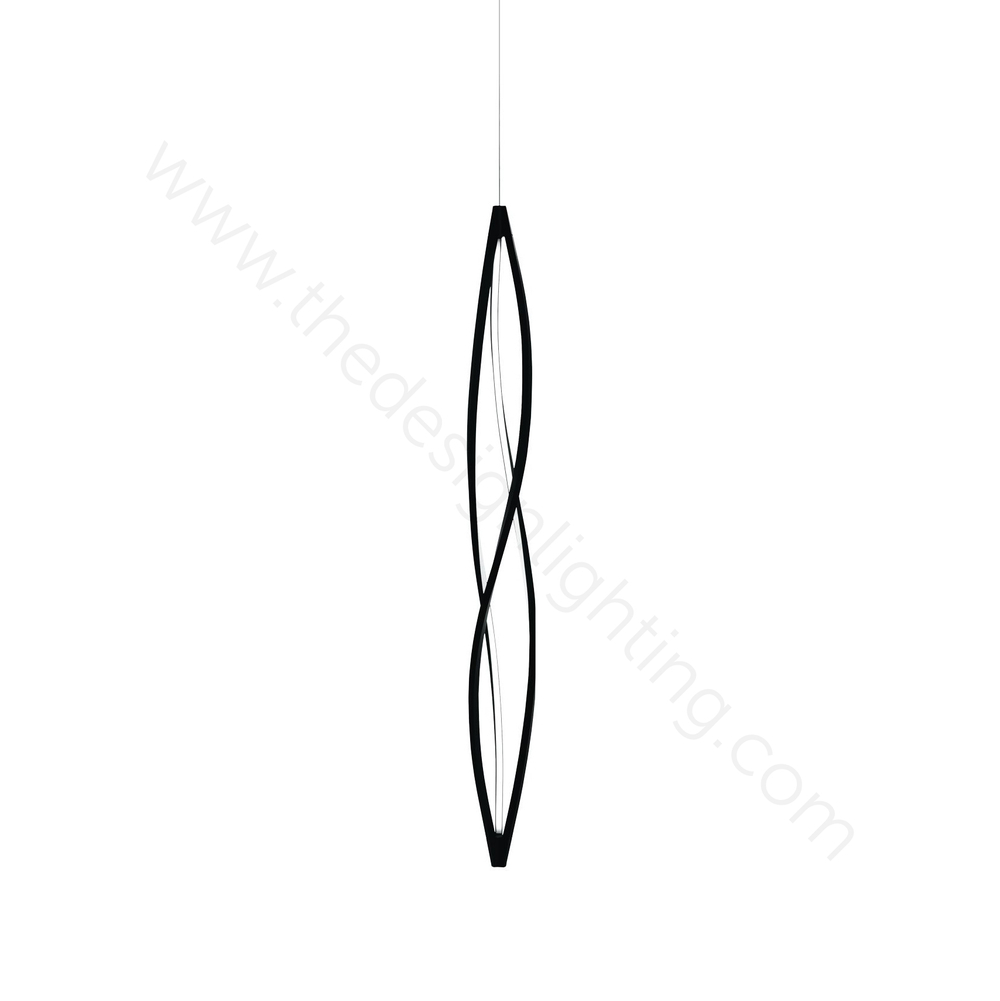 Pendant design lamp  In The Wind by Nemo (vertical/Black)