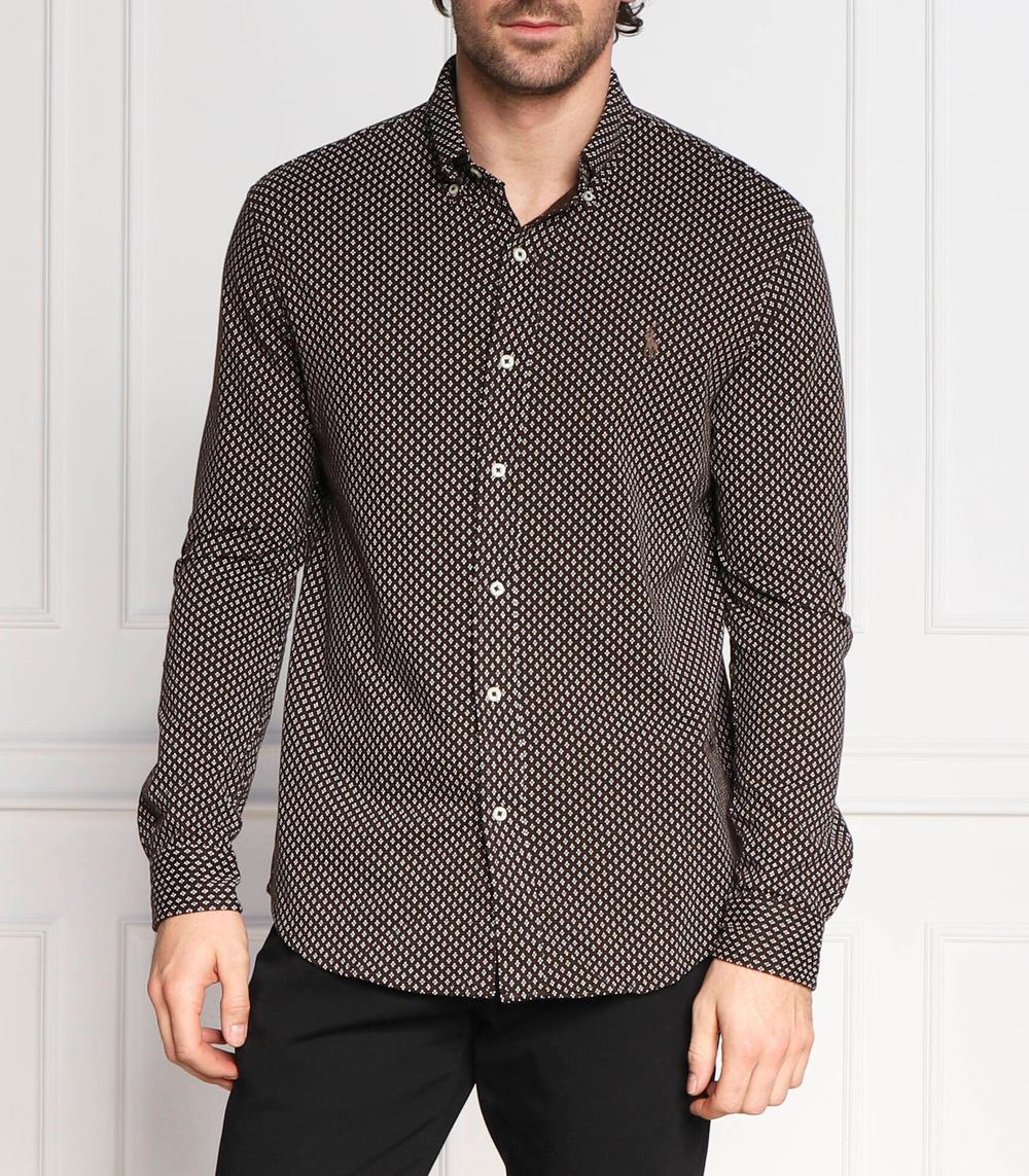 рубашка POLO RALPH LAUREN - коричневый(710890019)
