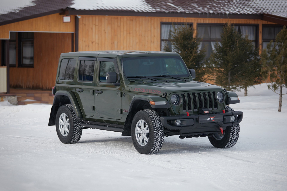 Пороги силовые BMS PRO-Line для Jeep Wrangler JL 2018-2024 (2шт.)