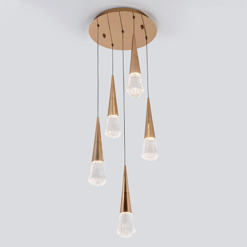Подвесной светодиодный cветильник Modelux ML.3315.5 GD