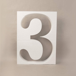 Цифра "3" на День Рождения