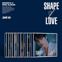 Альбом MONSTA X - SHAPE of LOVE 11th Mini Album Jewel Case 5 Version SET