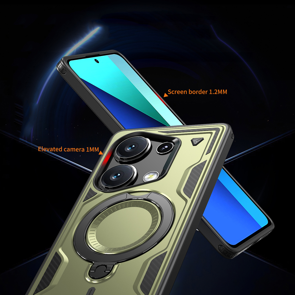 Чехол Magneto Case с кольцом для Poco M6 Pro 4G