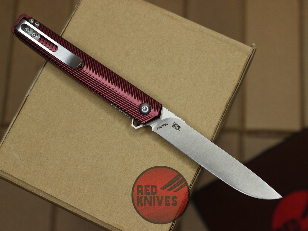 Нож CRKT Stylus - рукоять бургунди алюминий