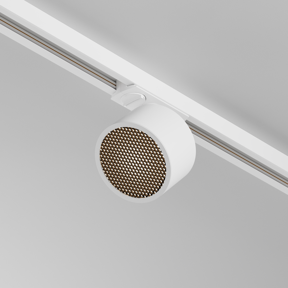 Трековый светильник Maytoni UNITY Glare TR225-1-GX53-W