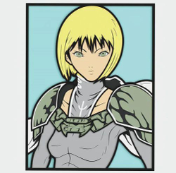 3D Картина по номерам из дерева Клэр, 23x30 см