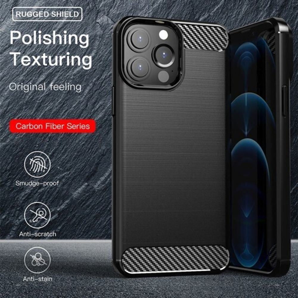 Противоударный чехол для iPhone 13 Pro, 009508 Темно-синий