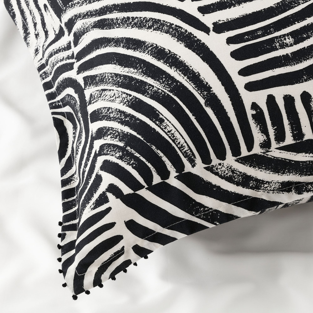 Наволочка IKEA FRODD (ФРЕДД), Черный, 50х80 см