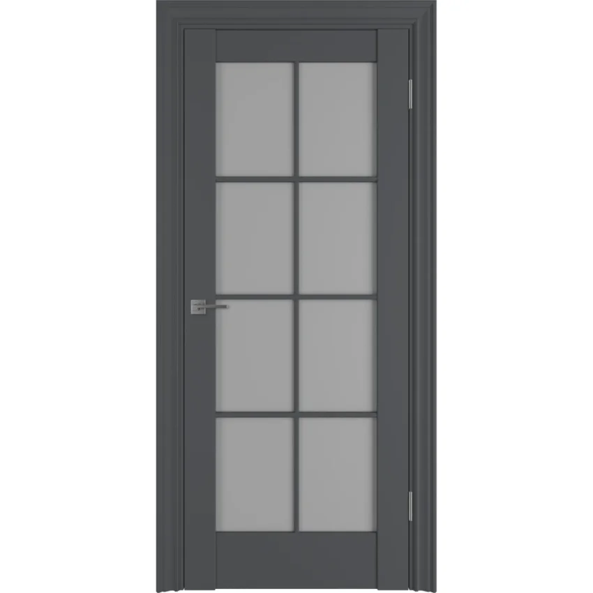 Фото двери ПЭТ Витон 01R grey со стеклом