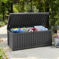 Пластиковый сундук Keter Rockwood 570 л graphite