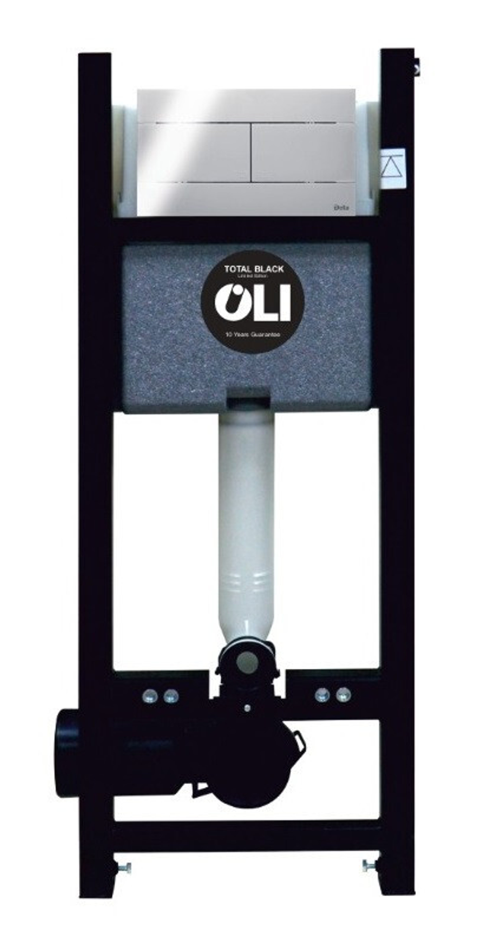 Инсталляция для унитаза Expert Total Black LE, мех. + панель слива Slim Della хр.гл. OLI (886668SDOO) купить