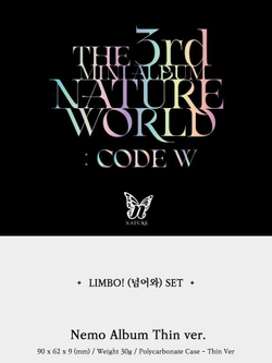 Альбом NATURE - NATURE WORLD : CODE W 3rd Mini NEMO (THIN) Album RANDOM Version