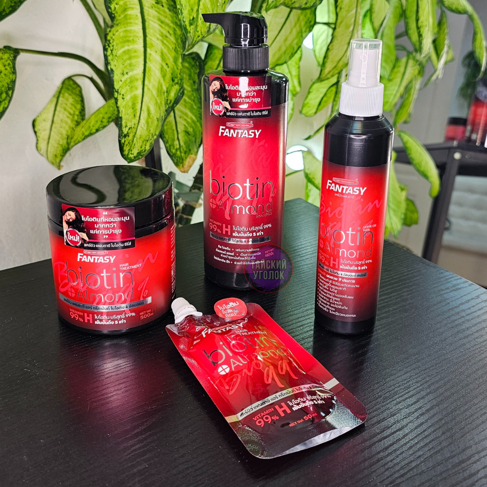 Лосьон для волос Carebeau Biotin и миндаль восстанавливающий 220 мл