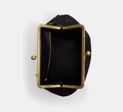 COACH Сумка Kisslock Frame, черный