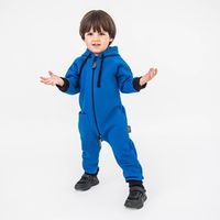 Комбинезон с капюшоном и накладным карманом "Ультрамарин"