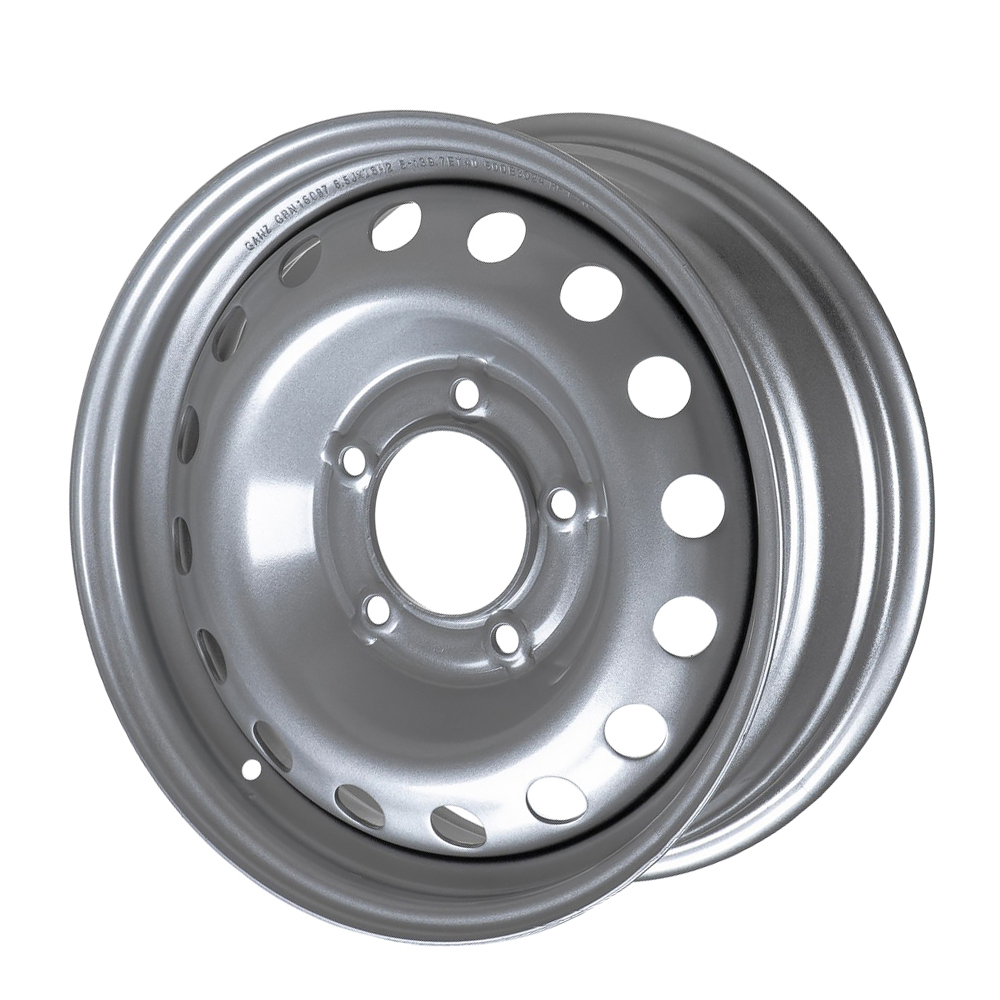 Диск штампованный R16 6.5J 5x139.7/98.6 ET40 ВАЗ 2121 GANZ Silver GRN16087