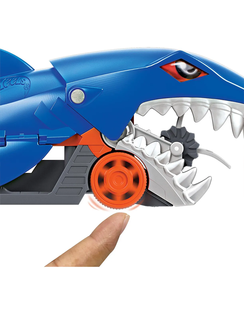 Игровой набор Хот Вилс Грузовик Голодная акула GVG36 | Hot Wheels City Shark Bite Hauler грузовик с пастью акулы 1:64 4+