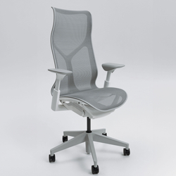 Кресло Herman Miller Cosm, высокая спинка, цвет Mineral, регулируемые подлокотники