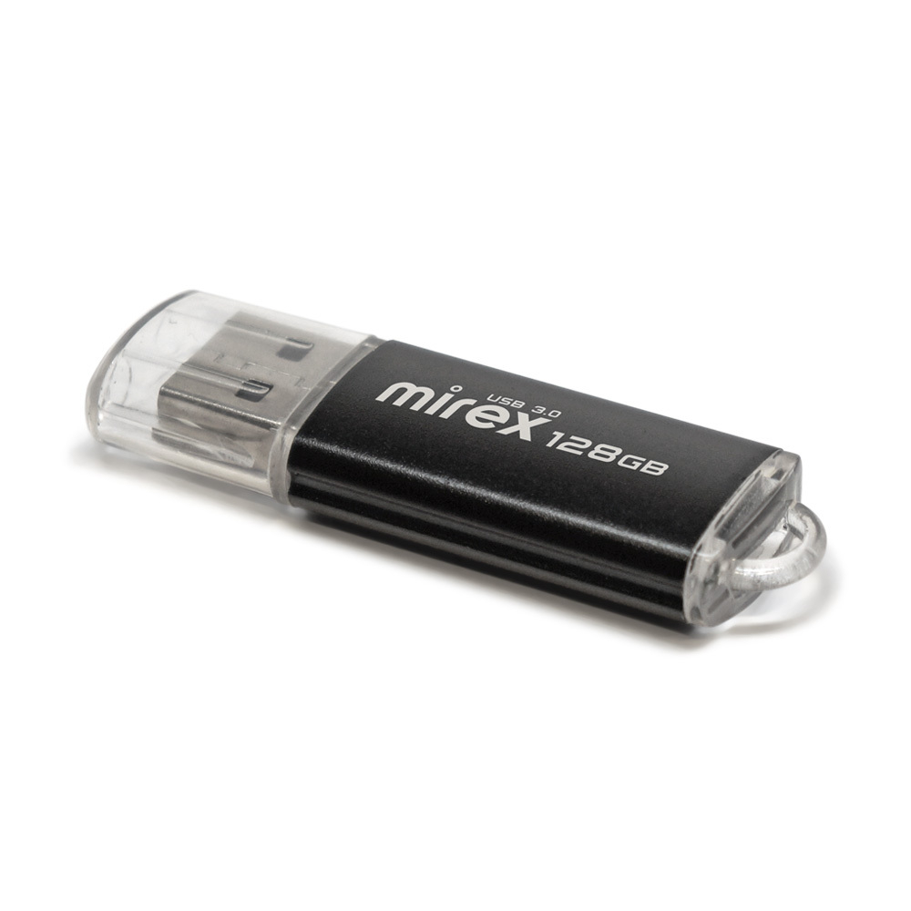 Флешка 128-GB USB-3.0 MIREX UNIT чёрный