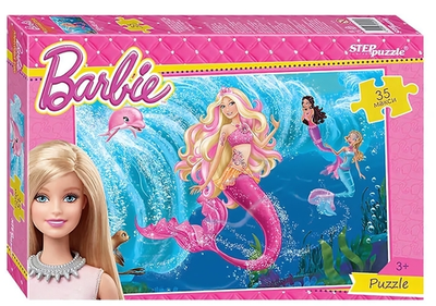 Макси-пазл 35эл. "Барби" (Mattel) (Степ пазл)
