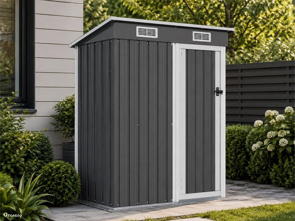 Металлический хозблок 5×3, 148,5×83×184 см