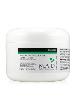 Wheatgrass Recovery Mask — Восстанавливающая маска «SOS» с ростками пшеницы и каннабидиолом, pH6.5, 240 гр.