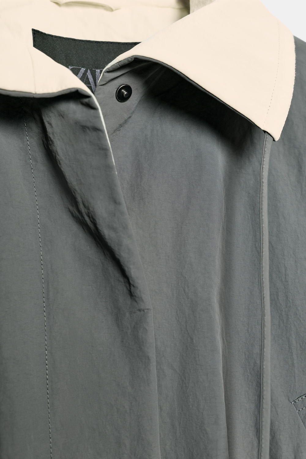 УКОРОЧЕННАЯ КУРТКА С ПОЯСОМ — ZW COLLECTION — ZARA