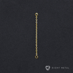 Single Titanium Chain PVD Yellow