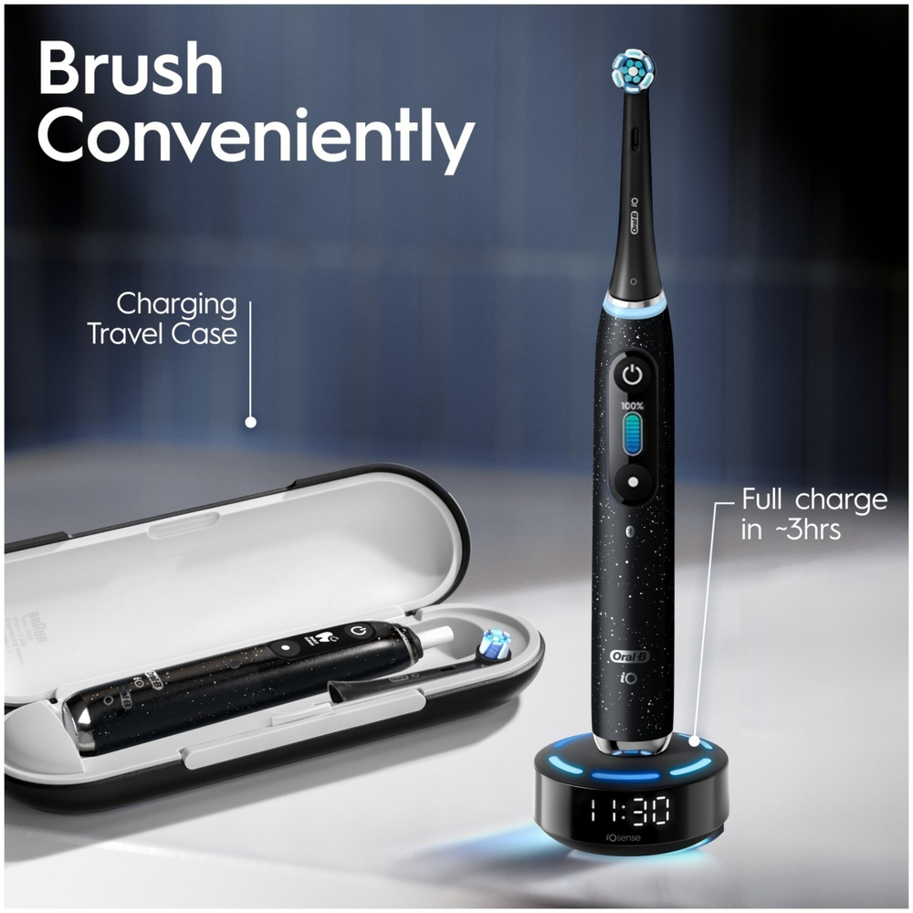 Электрическая зубная щетка Oral-B iO Series 10 iOM10.1B4.2AD щетина средняя