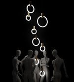 Pendant design lamp Halo by  Matthew McCormick (3 lampshade 20/20/40)