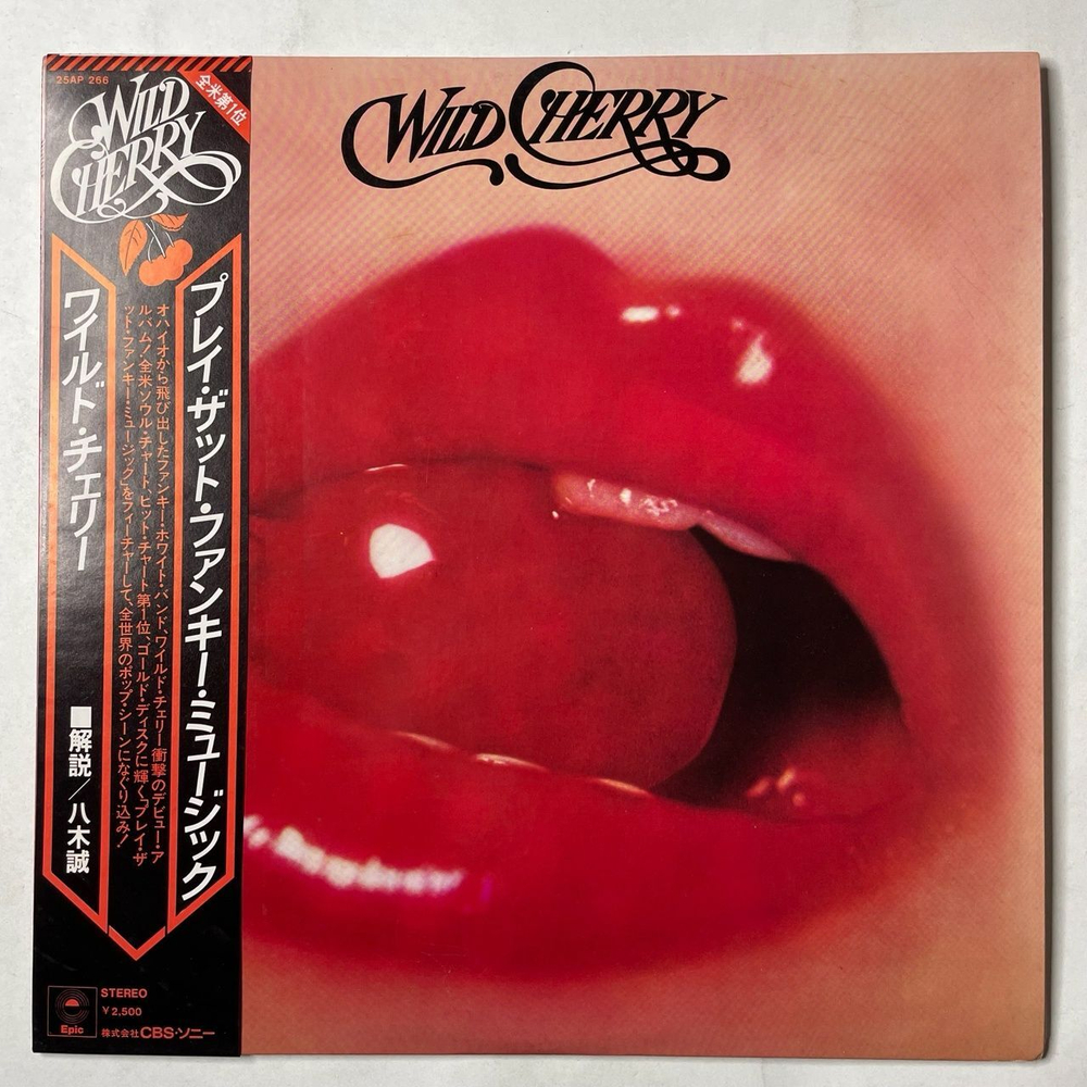 Винтажная виниловая пластинка LP Wild Cherry (Japan 1976) (Obi)
