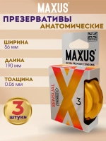 Презервативы Maxus Sensual, анатомические