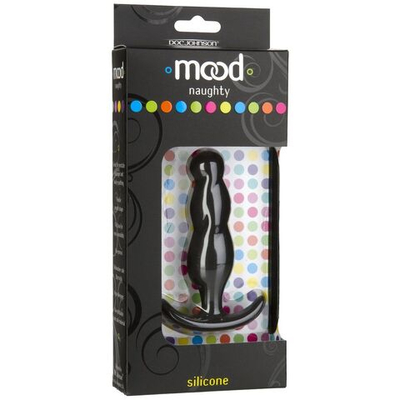 Анальная пробка Mood Naughty 3 Silicone - 8,9 см. (Цвет: черный)