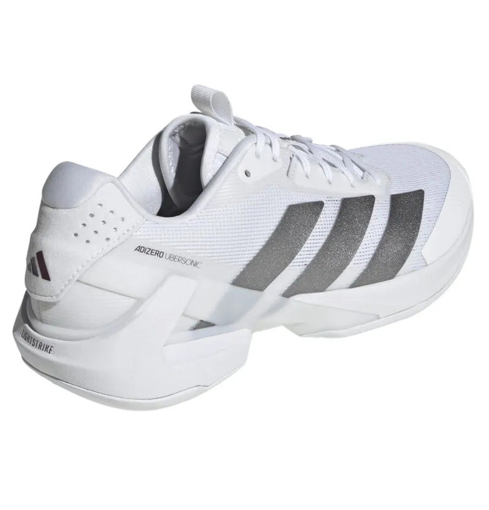 Мужские кроссовки теннисные Adidas Adizero Ubersonic 5 M - footwear white/team green/maroon