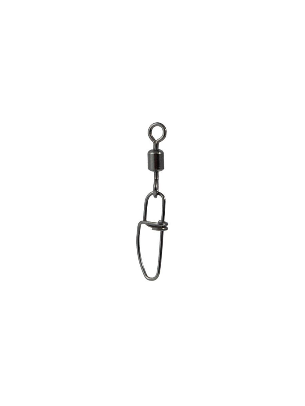 Вертлюжок рыболовный SWIVEL WITH SNAP с застежкой Insurance 3006 №4