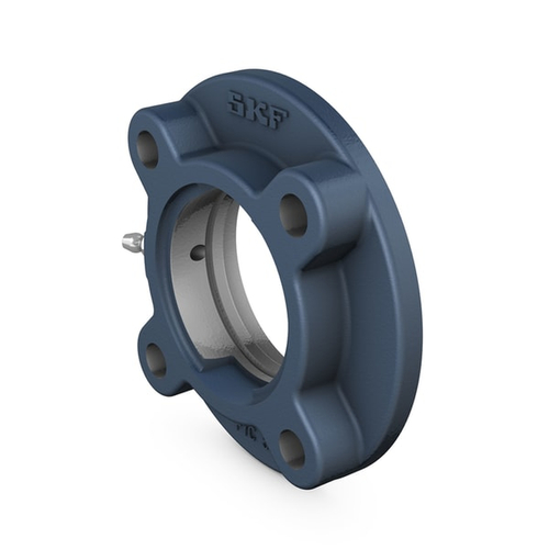 SKF FYC 511 — чугунный корпус с круглым четырёхболтовым фланцем для корпусного подшипника, посадочное место 100 мм