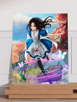 Интерьерная картина "Alice: Madness Returns", 50х70см 1шт.