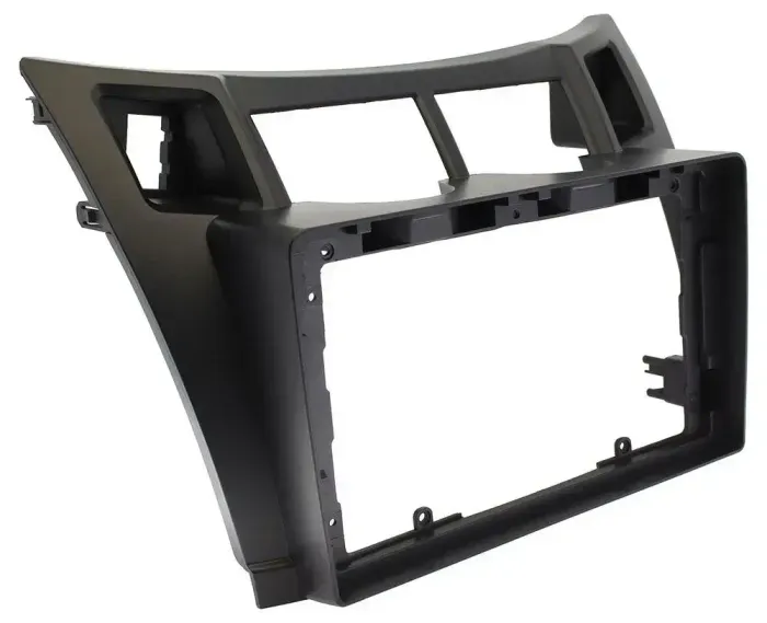 Магнитола для Toyota Vitz 2, Yaris 2 2005-2011 (рамка черная) - Teyes CC4L-DTS монитор 9" IPS, Android 14, Быстрая, Snapdragon 662, CarPlay, 4G SIM-слот