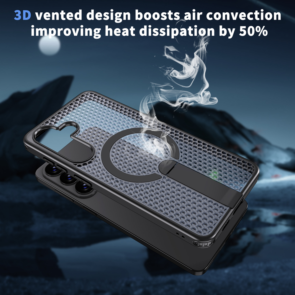 Прозрачный чехол Mesh Pro Magnetic Case для Samsung Galaxy S26+