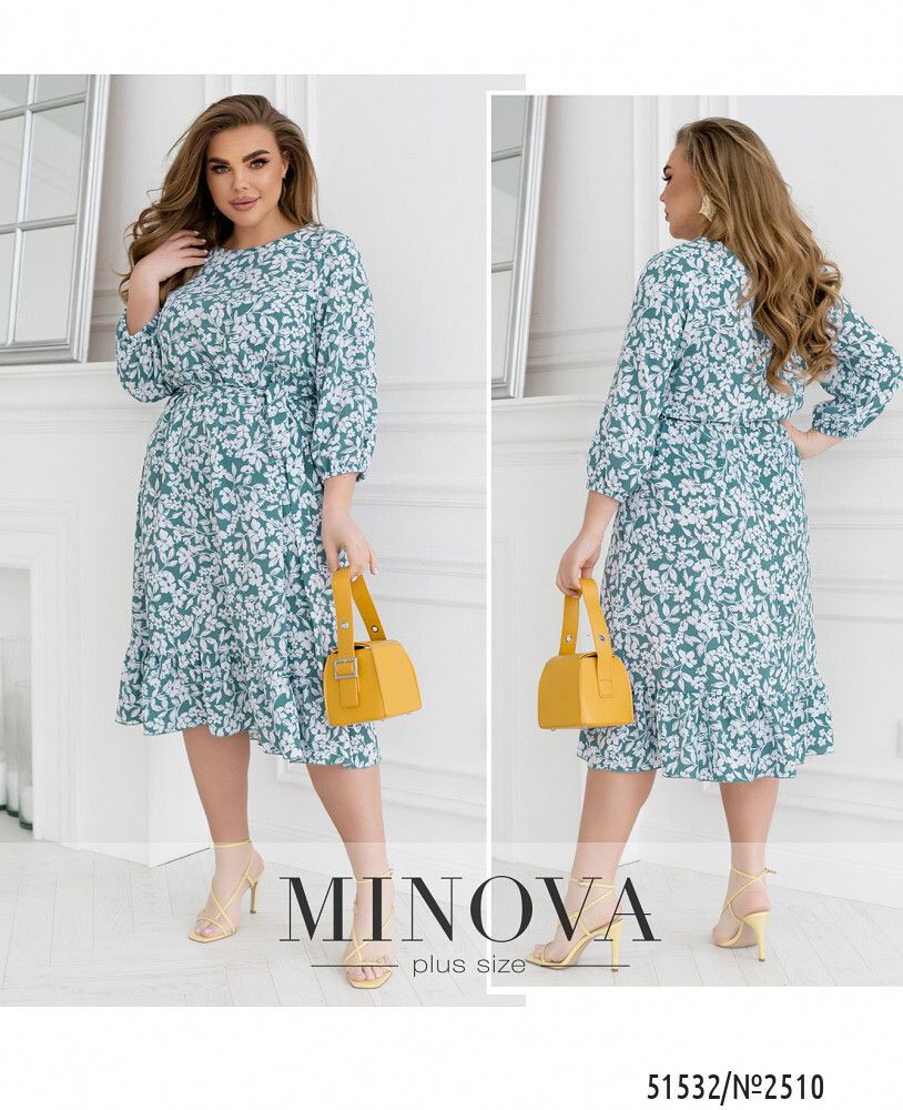 Платье 2510-мята Minova Платье 2510-мята Minova