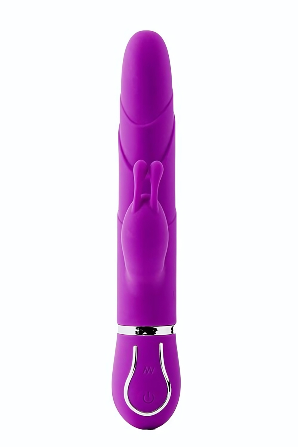 Фиолетовый вибратор-кролик FLORAL FANTASY с ушками - 22 см. (Цвет: фиолетовый)