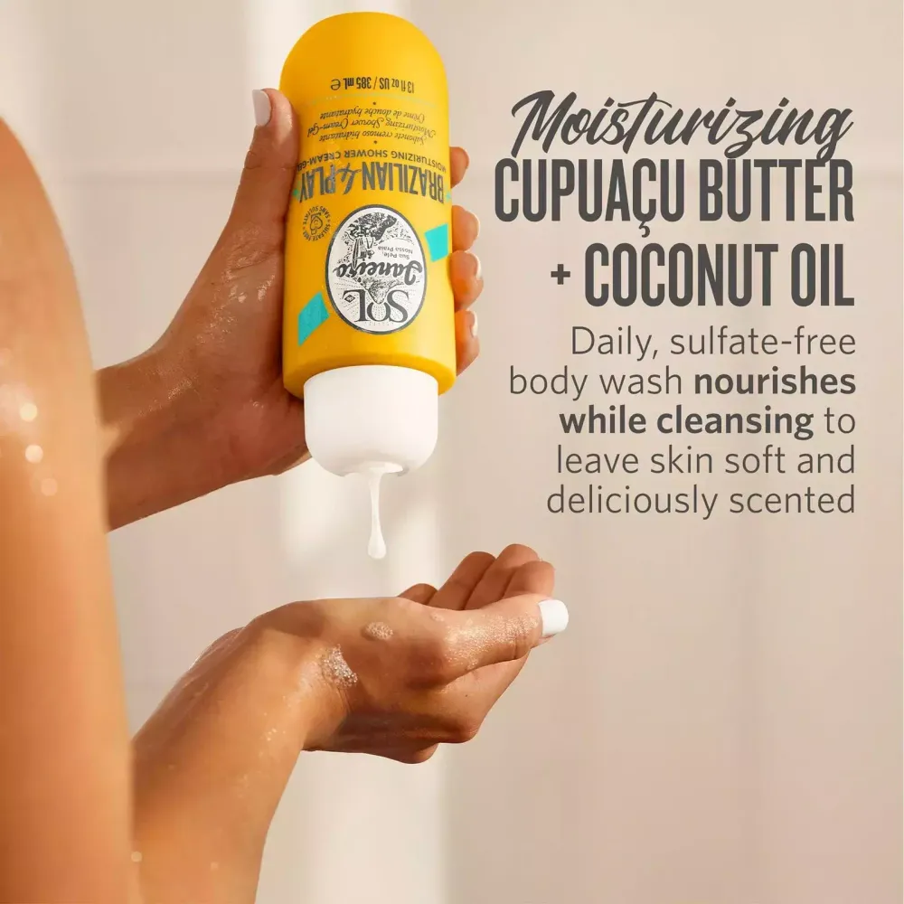 Крем-гель для душа Sol de Janeiro 4 Play Moisturizing Shower Cream Gel Body Wash 385 мл