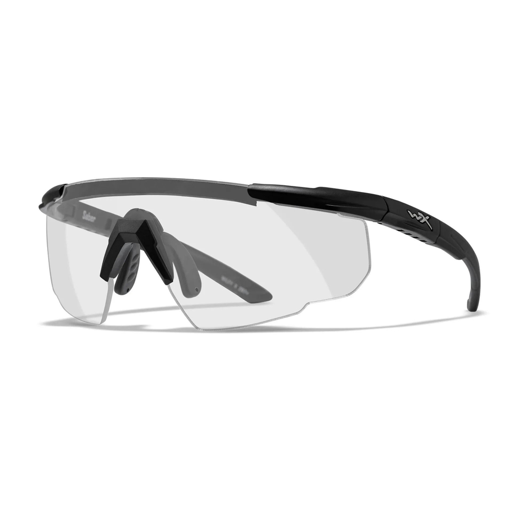 Очки солнцезащитные WILEY X Tactical sunglasses SABER ADVANCED BLACK frame CLEAR lenses