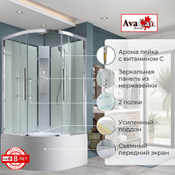 Душевая кабина AvaCan (АваКан) EM5010NT без крыши прозрачная