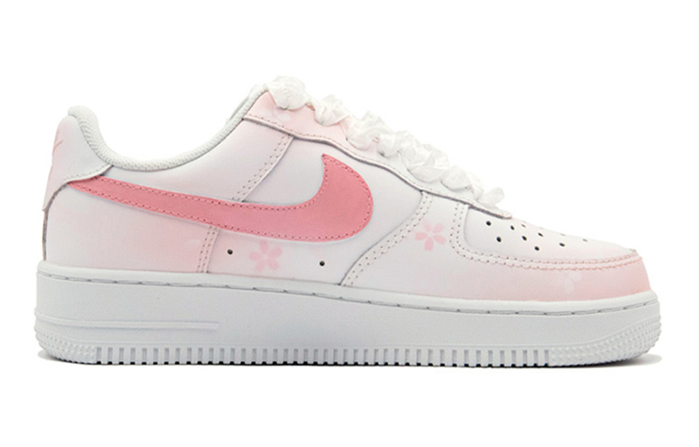 Nike Air Force 1 LE Air Force 1 Leather Slip Resistant Cushioning Abrasion Resistant Low top Skateboard Shoes GS